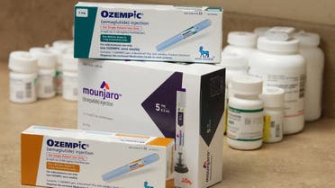 Boxes of Ozempic and Mounjaro, semaglutide and tirzepatide injection drugs used for treating type 2 diabetes and made by Novo Nordisk and Lilly, is seen at a Rock Canyon Pharmacy in Provo, Utah, U.S. March 29, 2023. REUTERS/George Frey REFILE - CORRECTING MONTH