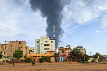 من القتال المستمر في الخرطوم - السودان - فرانس برس