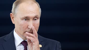 Russia's President Vladimir Putin gestures as he arrives to attend a meeting of leaders of the BRICS emerging economies at the Itamaraty palace in Brasilia, Brazil, Thursday, November 14, 2019. (File photo: Reuters)