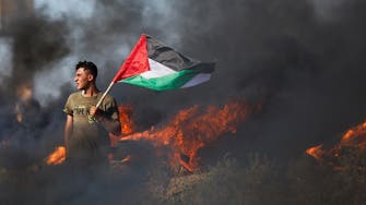 Israeli drone hits Gaza as violent protests rage along separation fence