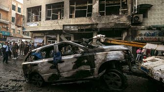 Several car bombings shake northern Syria, leave eight dead