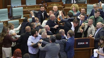 Video: Fistfights erupt at Kosovo parliament after lawmaker sprays PM with water