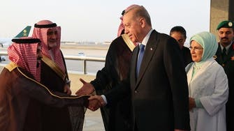 اردوغان در سفر رسمی به سعودی وارد جده شد