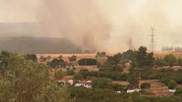 إجلاء سكان من مناطق في #اليونان بسبب استمرار حرائق الغابات   #العربية