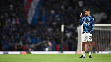 ISTANBUL - Riyad Mahrez of Manchester City FC with the UEFA