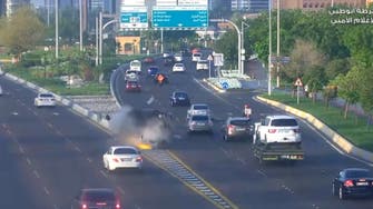 Abu Dhabi Police release video of highway crashes to show dangers of sudden swerving