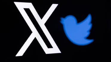 This illustration photo shows the new Twitter logo rebranded as X (L) and the old Twitter bird logo reflected in smartphone screens, in Paris on July 27, 2023. (Photo by JOEL SAGET / AFP)