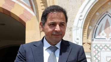  Wassim Mansouri, first vice governor of Lebanon's central bank, is seen leaving the government palace after meeting with Lebanon's caretaker Prime Minister Najib Mikati, in Beirut, Lebanon July 24, 2023. (Reuters)