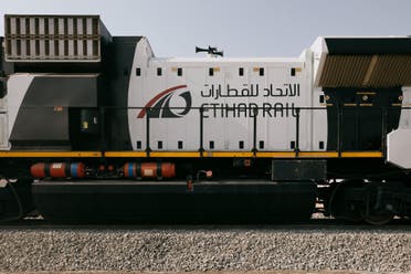 An Etihad Rail locomotive.  (Supplied: Etihad Rail)