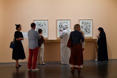 Installation view of ‘Poetic of Machines’ by Nasir Nasrallah at 421 in Abu Dhabi, UAE. (Courtesy: 421)