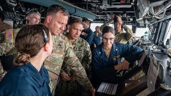 Top US military general for Middle East aboard battleship in Strait of Hormuz