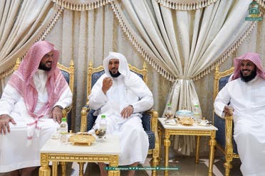 Sheikh Al-Muaiqly during the reception of the officials of the presidency