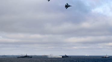 Russian Navy's ships and jet fighters are seen during the joint drills of the Northern and Black Sea fleets, attended by Russian President Vladimir Putin, in the Black Sea, off the coast of Crimea January 9, 2020. (File photo: Reuters)
