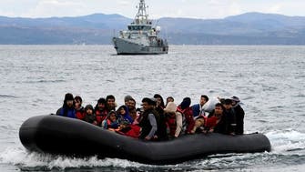 Greek coast guard rescues 48 migrants from rudderless boat near Lesbos Island