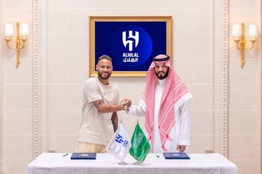 Neymar Jr signs with Al Hilal. (Supplied)