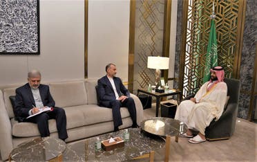 الأمير محمد بن سلمان يلتقي وزير خارجية إيران في جدة