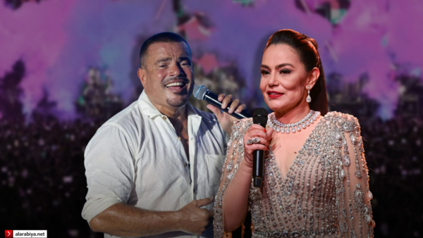 Sherihan Supports Amr Diab After His Concert in Lebanon