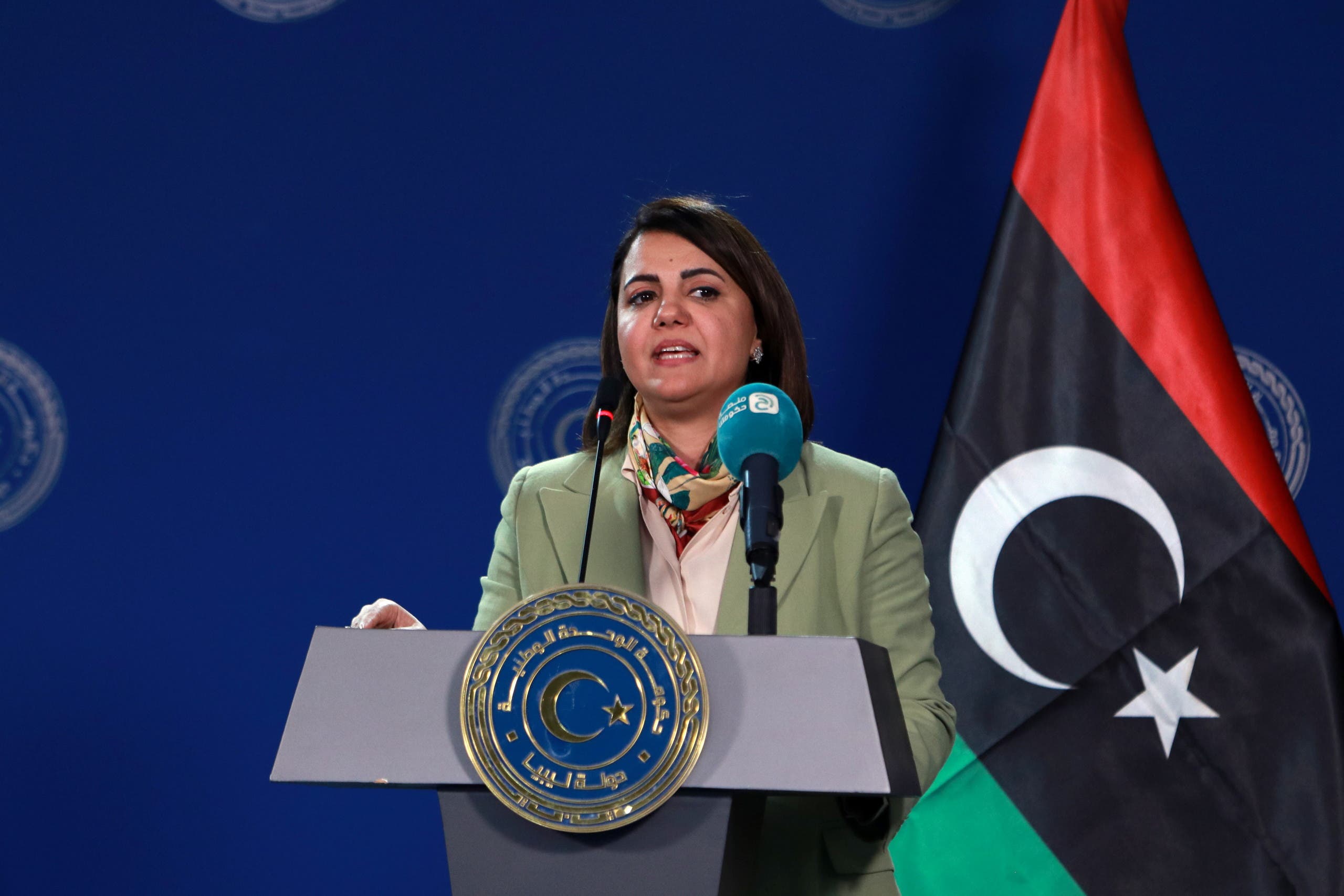 وزيرة الخارجية الليبية نجلاء المنقوش - رويترز