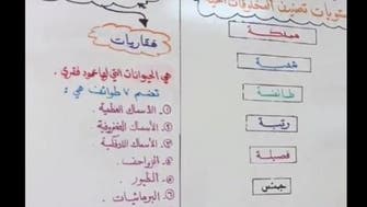 سعودی استاد کا بچوں کو وائٹ بورڈ پر پڑھانے کا متاثرکن انداز سوشل میڈیا پر وائرل