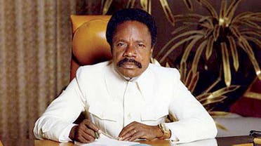 الرئيس الغابوني السابق عمر بونغو والد الرئيس علي بونغو