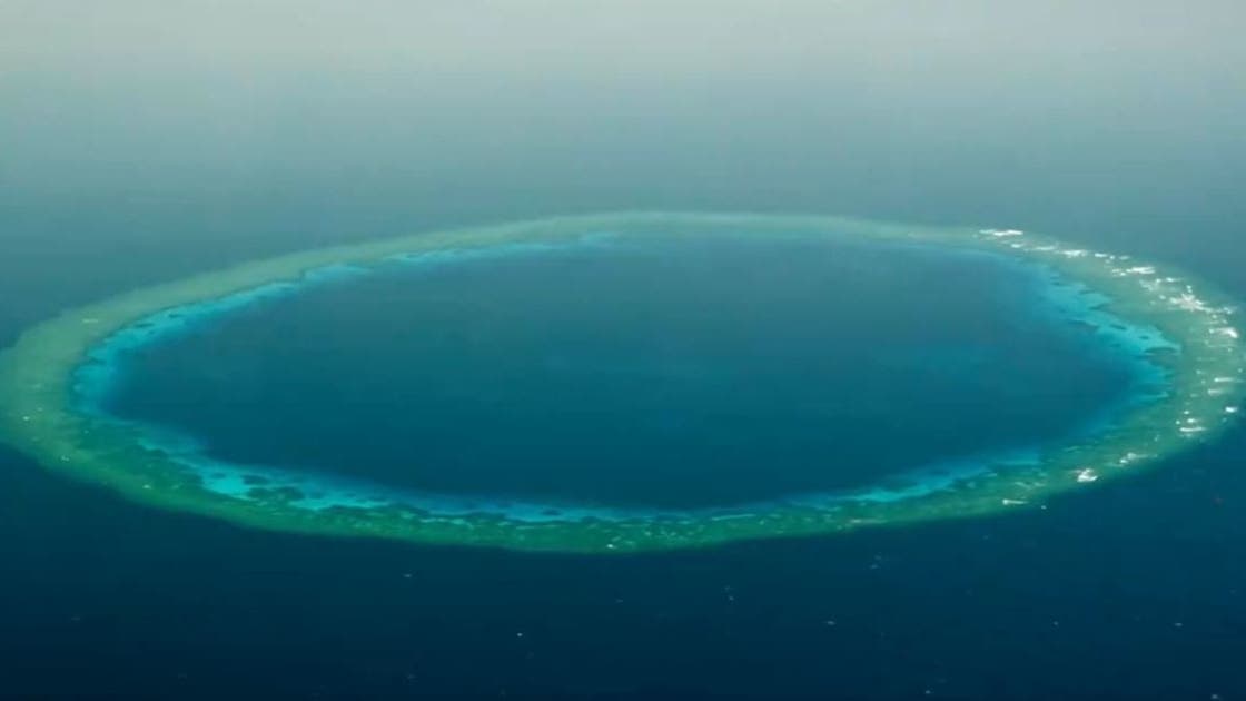 Blue holes discovered in the Red Sea by researchers from Saudi Arabia. (Screengrab) ‘Blue holes’ phenomenon: Saudi Arabia’s discovery only start of marine exploration