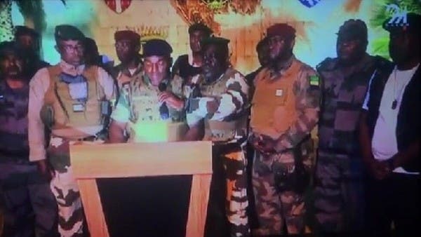 Watch.. the moment the military coup was announced in Gabon