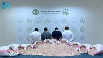Four arrested in Riyadh after authorities seize over 3.4 mln amphetamine pills