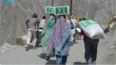 “King Salman Relief” distributes more than 185 tons of food baskets in Sindh and Khyber Pakhtunkhwa, Pakistan.