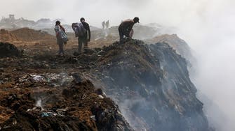 Gaza landfill fire rages for days, authorities appeal for help