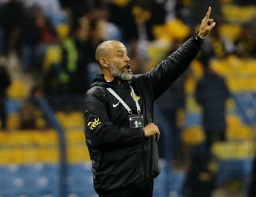 Al-Ittihad coach Nuno Espirito Santo. (Reuters)