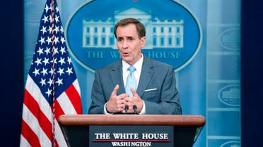  John Kirby, the National Security Council Coordinator for Strategic Communications, speaks during a press briefing at the White House, Tuesday, June 21, 2022, in Washington. (AP Photo/Evan Vucci)