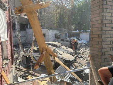 أضرار خلّفها قصف روسي اليوم في أوكرانيا