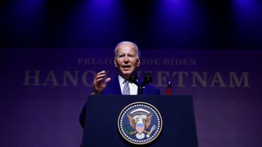 US President Joe Biden holds a press conference in Hanoi, Vietnam, September 10, 2023. (Reuters)
