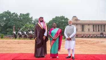 استقبال رئیس جمهوری هند از ولی‌عهد سعودی