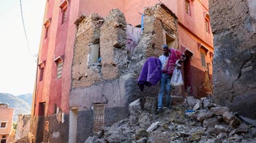 من الدمار عقب زلزال المغرب (رويترز)