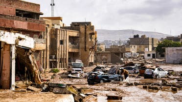 من الدمار في ليبيا جراء إعصار دانيال - فرانس برس