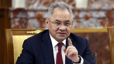 FILE PHOTO: Russian Defence Minister Sergei Shoigu attends a government meeting in Moscow, Russia, August 10, 2023. Sputnik/Dmitry Astakhov/Pool via REUTERS ATTENTION EDITORS - THIS IMAGE WAS PROVIDED BY A THIRD PARTY./File Photo