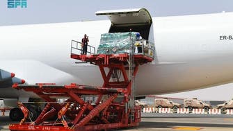 سیلاب متاثرین کیلئے 90 ٹن امدادی سامان لیکر پہلا سعودی طیارہ لیبیا پہنچ گیا