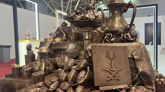 سعودی فوڈیکس ایکسپو میں ولندیزی آرٹسٹ کا چاکلیٹ کا مجسمہ