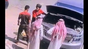 سعودی عرب: کار چوری کا انوکھا انداز، کیمرے نے چال پکڑ لی، ملزم گرفتار