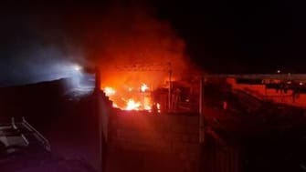 آتش‌سوزی یکی از مراکز وابسته به وزارت دفاع ایران