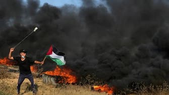 سرحد پر آتش گیر غباروں کے بعد اسرائیل کی غزہ کی پٹی پر بمباری