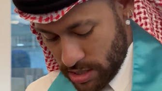 شاهد.. نيمار بالزي السعودي في احتفالات اليوم الوطني
