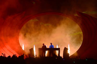 Ame & Dixon at the Azimuth music festival in AlUla, Saudi Arabia on September 22, 2023. (Supplied)