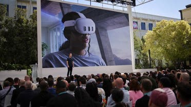 Meta CEO Mark Zuckerberg delivers a speech at the Meta Connect event at the company's headquarters in Menlo Park, California, U.S., September 27, 2023. (Reuters)
