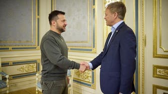 Britain’s Grant Shapps meets Zelenskyy on first visit to Kyiv as defense minister