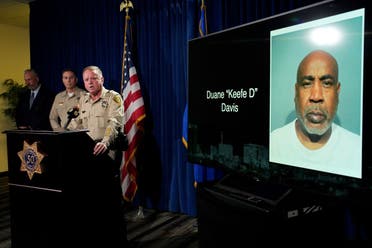 Las Vegas Sheriff Kevin McMahill speaks during a news conference on an indictment in the 1996 murder of rapper Tupac Shakur, Friday, Sept. 29, 2023, in Las Vegas. (Ap)