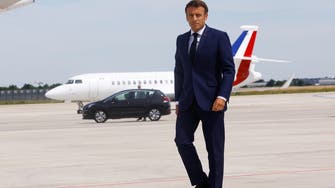 France’s Macron arrives in Tel Aviv to show ‘full solidarity’ with Israel