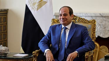 Egyptian President Abdel Fattah al-Sisi attends a meeting with French Foreign Minister Catherine Colonna in Cairo, Egypt on September 14, 2023. (File photo: Reuters)