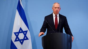 Israeli Defence Minister Yoav Gallant attends a joint press conference with German Defence Minister Boris Pistorius (not pictured) in Berlin, Germany, September 28, 2023. (Reuters)